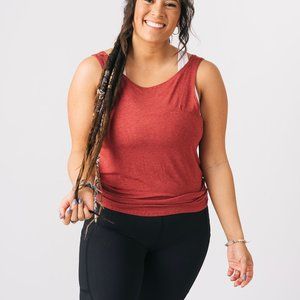 Zyia Maroon Swirl Tank